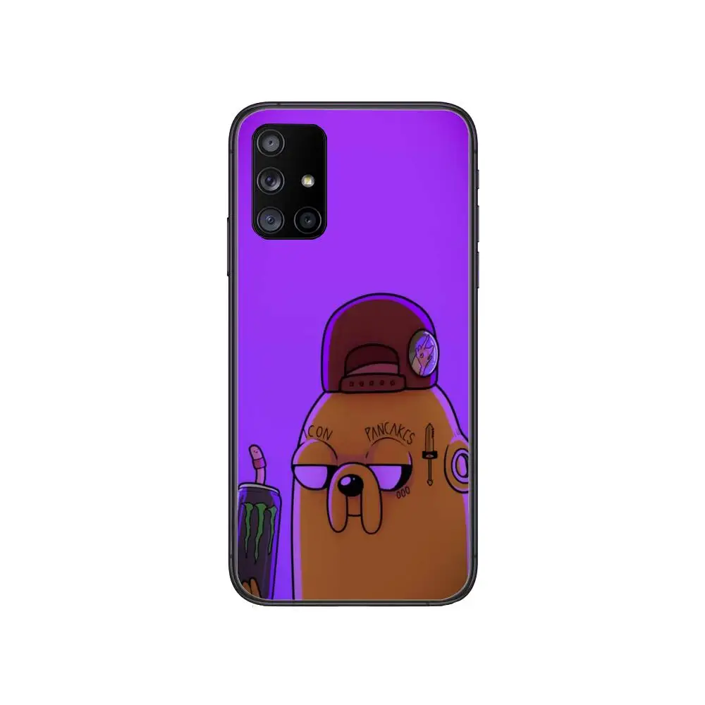 

adventure time Phone Case Hull For Samsung Galaxy A 50 51 20 71 70 40 30 10 80 E 5G S Black Shell Art Cell C