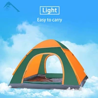 3 4 person ultralight outdoor tent automatic pop up sunscreen breathable family camping hiking accessories large space waterproo