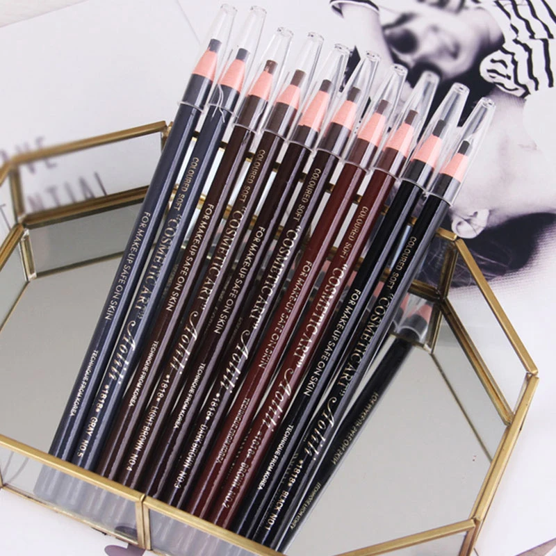 1 шт. карандаш для бровей цветной мягкий Косметический Искусство Перманентный