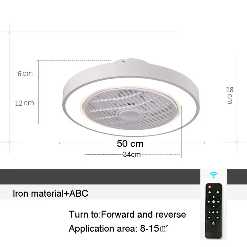 Умный потолочный вентилятор вентиляторы с подсветкой дистанционное управление