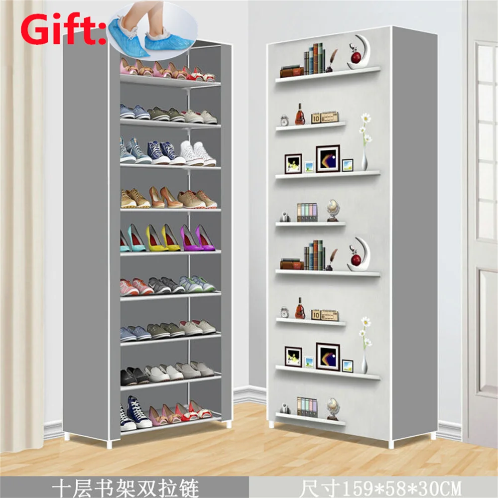 

10 Layers Shoe Rack Shoe Organizer Shelf Multi Layer Shoes Storage Holder Shoe Cabinet Stackable Shelves Shoerack Stand