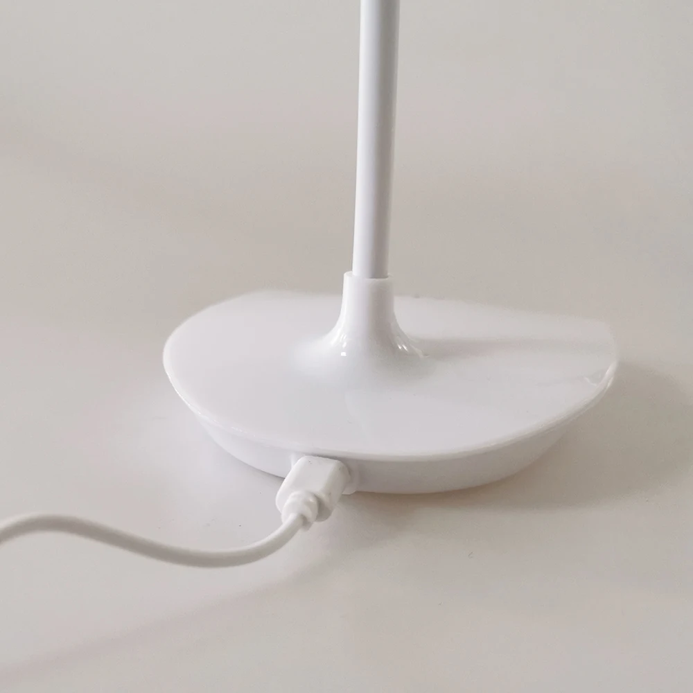 LED лампа настольная 18 светодиодный Перезаряжаемый USB, настольный светильник современный сенсорный переключатель, 3 режима, диммер, светильник для чтения и учебы, настольная лампа для спальни