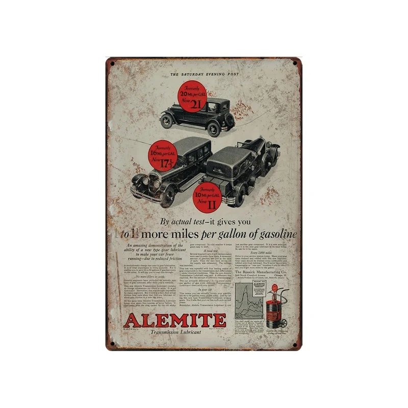 Motor Oil Shabby Chic Metal Signs Vintage Tin Plates For Wall Bar Home Garage Decoration 30X20CM SA-6938A | Дом и сад