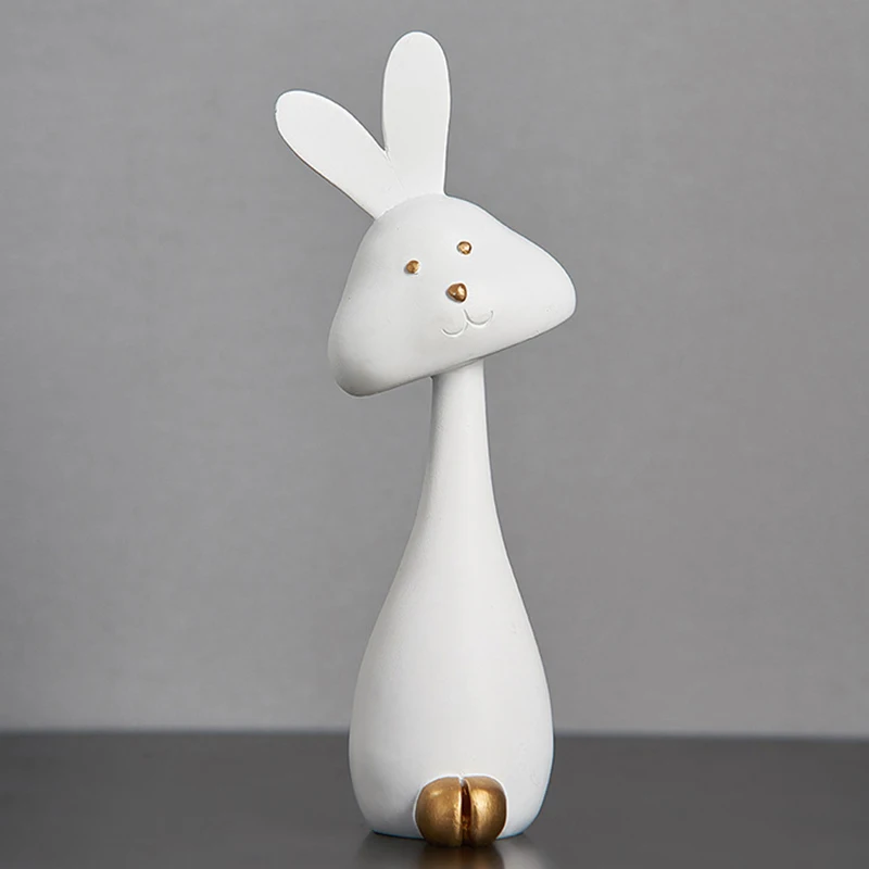 

Resin Animal-Shape Ormament Durable Cute Interesting Simple Fashion Best Gift Suit for Living Room Office Bedroom DRSA889