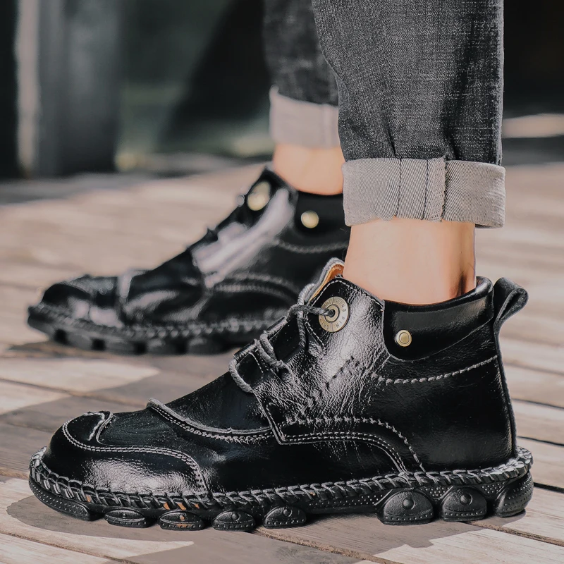 

Black Casual Shoes Casual Shoes Man Fashion Leisure Leather For Men Sneakers Zapatos Hombre Casuales Para Sneaker De Causal