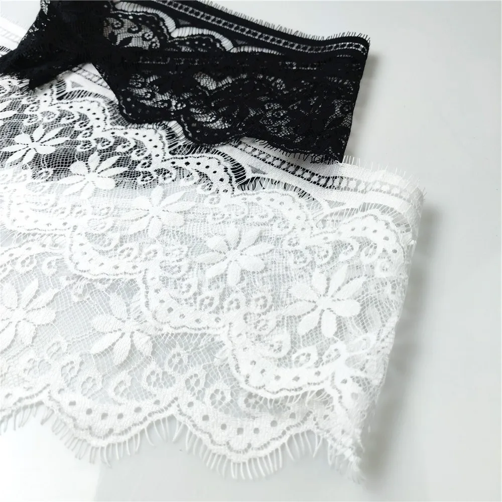Ультратонкая нейлоновая кружевная ткань 3 ярда ширина 13 см|sewing accessories|embroidered lace
