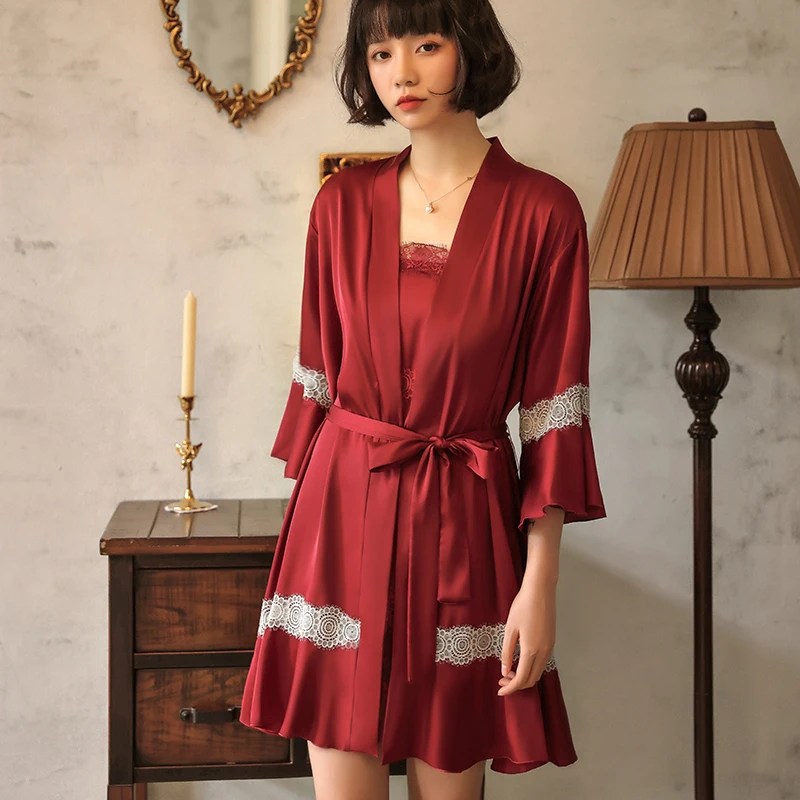 Пикантное кимоно для подружки невесты в подарок шелковые халаты женщин халат