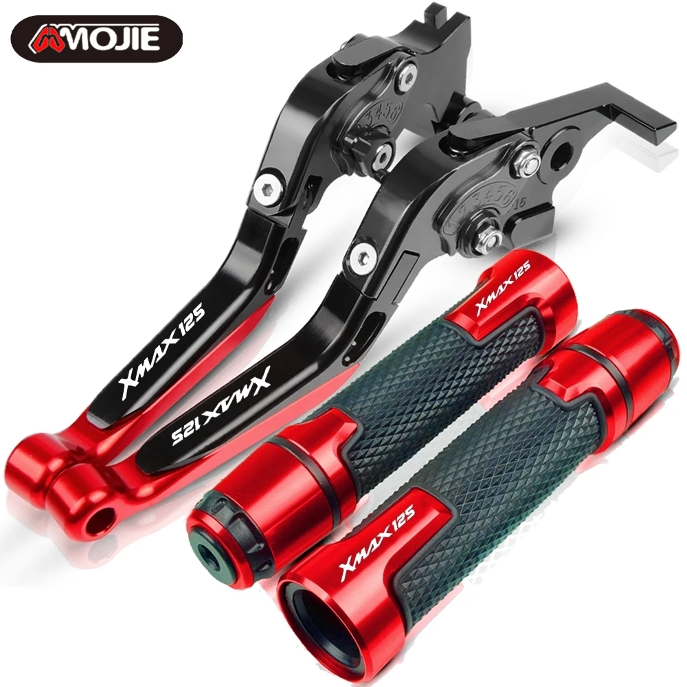 

For YAMAHA X-MAX 125 XMAX 125 2016 2017 2018 2019 Motorcycle Accessories Extendable Brake Clutch Levers Handlebar Grips ends