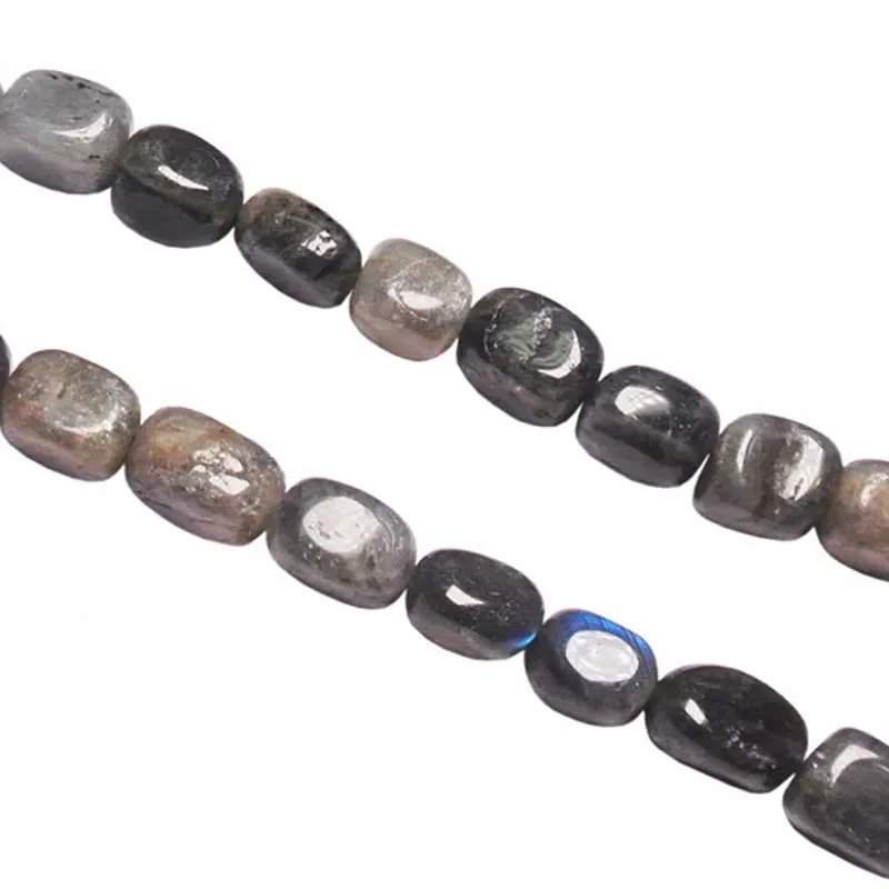 

9X13mm Natural smooth irregular oval Labradorite stone Beads For DIY necklace bracelet jewelry making 15 "free delivery