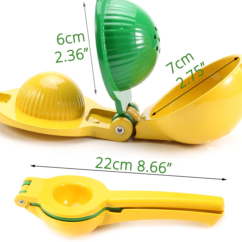 Multifunctional Lemon Juicer 2 in 1 Hand Held Aluminum alloy Citrus Squeezer Press Fruits Kitchen tools | Дом и сад