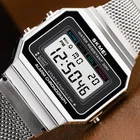 SKMEI 1660 мужские часы Секундомер Календарь Водонепроницаемые мужские светодиодные электронные наручные часы Montre homme Часы Relogio Masculino