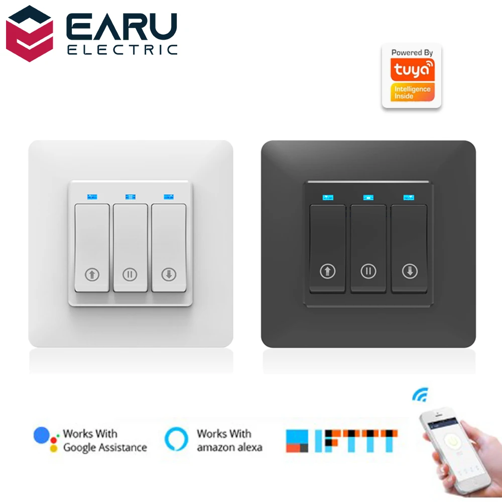 Wi Fi таймер для занавесок контроллер роликового затвора Электрический мотор TUYA