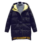 Пальто женское зимнее на молнии, с хлопковой подкладкой, свободное, K1015