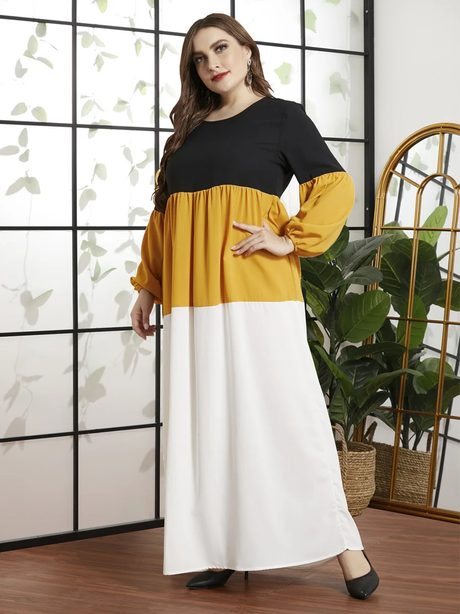 Кафтан мусульманский абайя платье для женщин с длинным рукавом Jubah