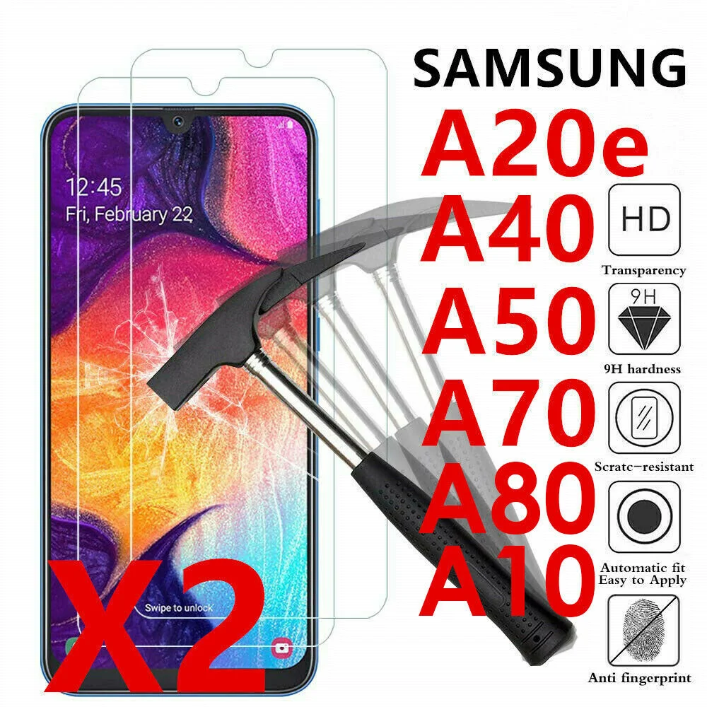 

Vitre Protection Verre Tremp Film cran For Samsung Galaxy A40 A50 A70 A20e A10 80