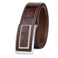 linshe men crocodile the belt business mens smooth buckle men belt the new belt leisure genuine leather belts