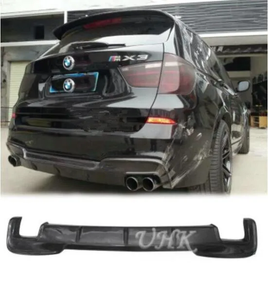 Чехол из углеродного волокна для автомобильного заднего бампера диффузор BMW F25 X3