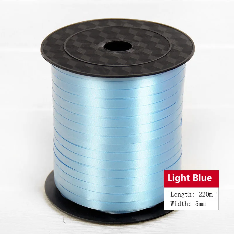 8-Light Blue Воздушные шары ленты лента-лазер для вечерние украшения подарки на день рождения DIY упаковка свадебные украшения фольги атласные ленты аксессуары - Цвет: 8-Light Blue
