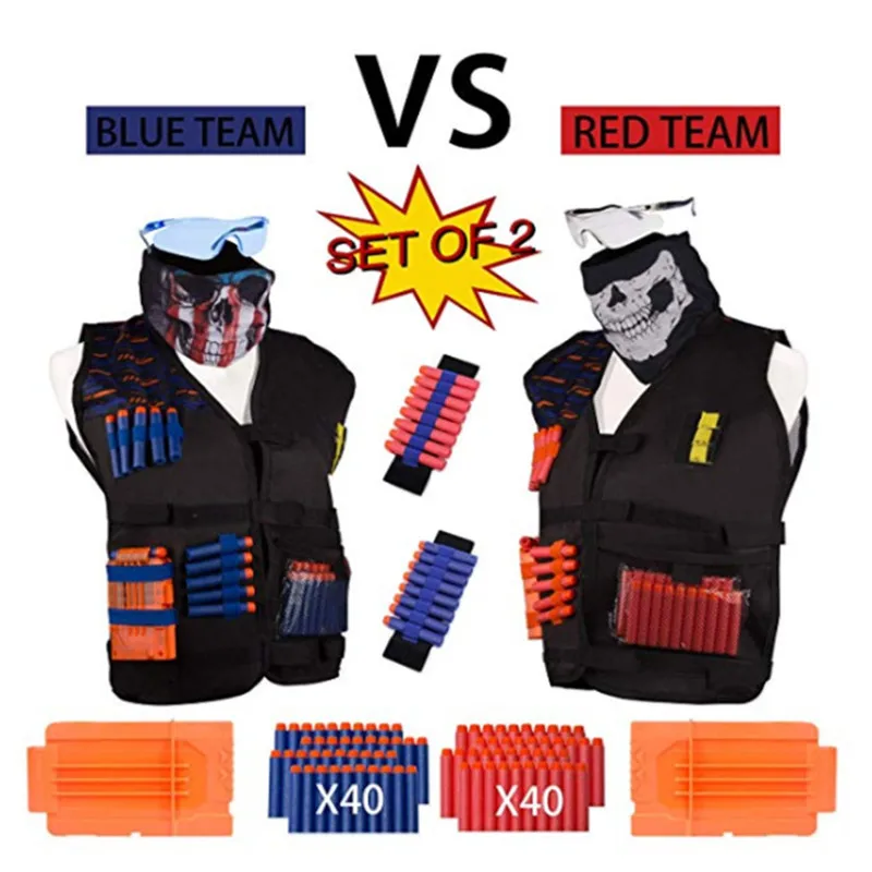 BX005 Игрушечный костюм для игрушечного пистолета Nerf, тактическое снаряжение, пистолет, челнок, пуля, аксессуары для журналов, зажим для пули, совместимый пистолет Nerf, Рождественский подарок - Цвет: BX005