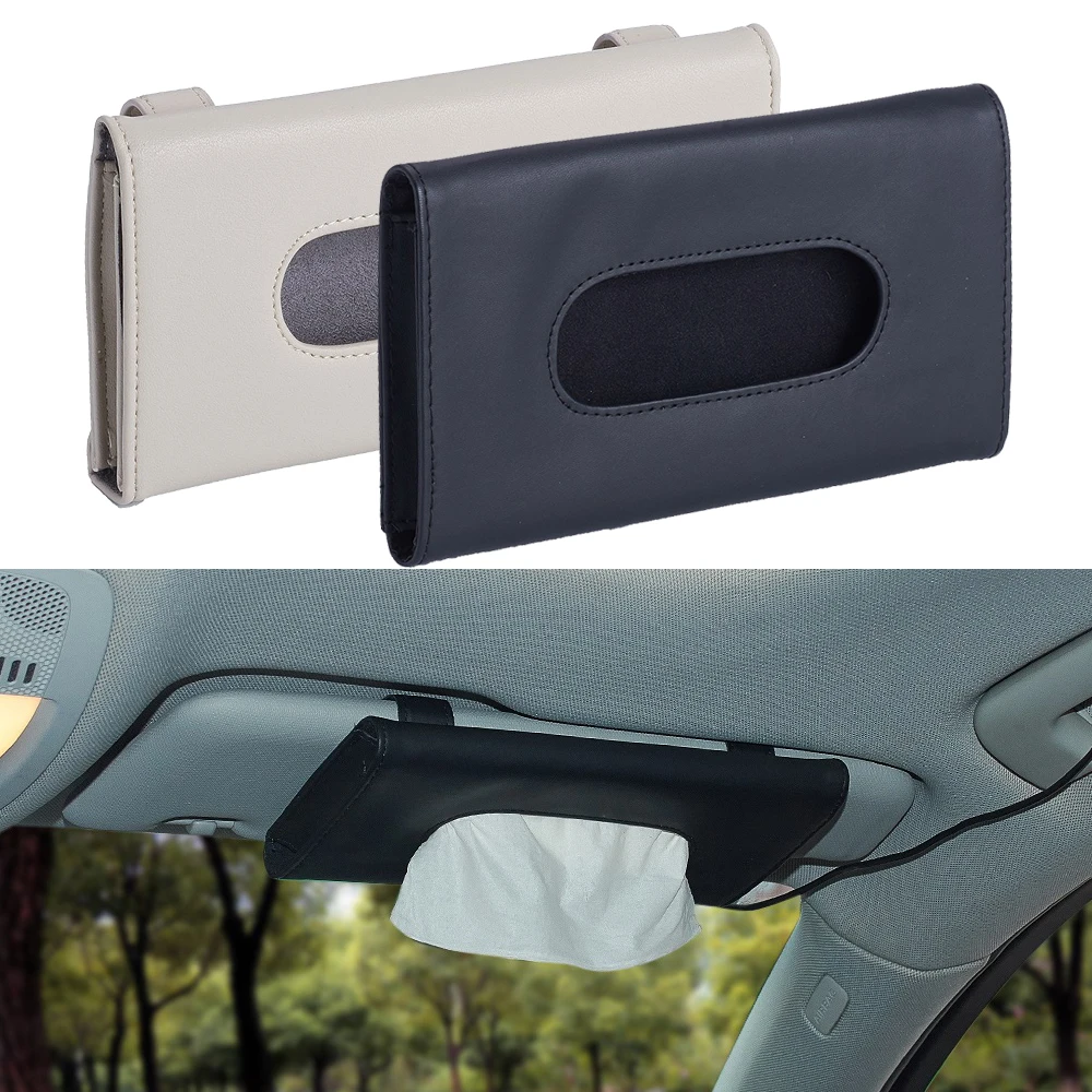 Универсальный автомобильный держатель для салфеток на солнцезащитный козырек