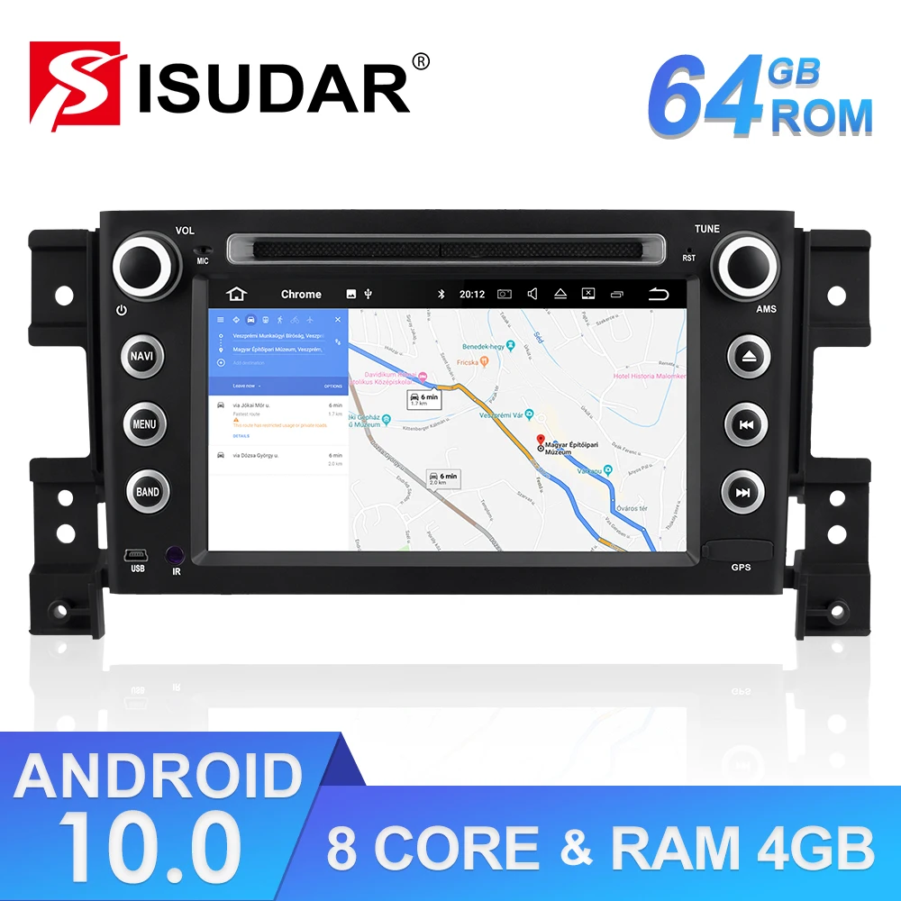 Isudar Авторадио для SUZUKI/Grand Vitara автомобильный мультимедийный плеер Android 9