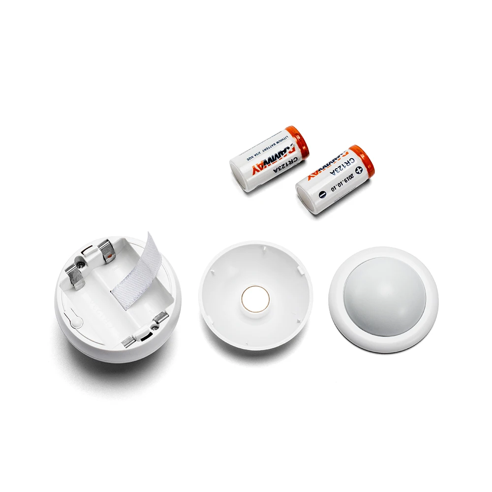 

Battery Powered WiFi Tuya Mini PIR Detector Home Alarm System Automation 2x CR123A 3000mAh Battery Built-In Magnetic Install