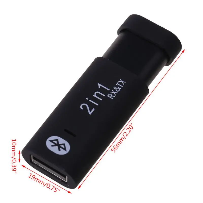 

2 In 1 Stereo Sound Wireless Bluetooth 5.0 AUX Adapter Smart USB Audio Receiver Transmitter Noise Reduction Function