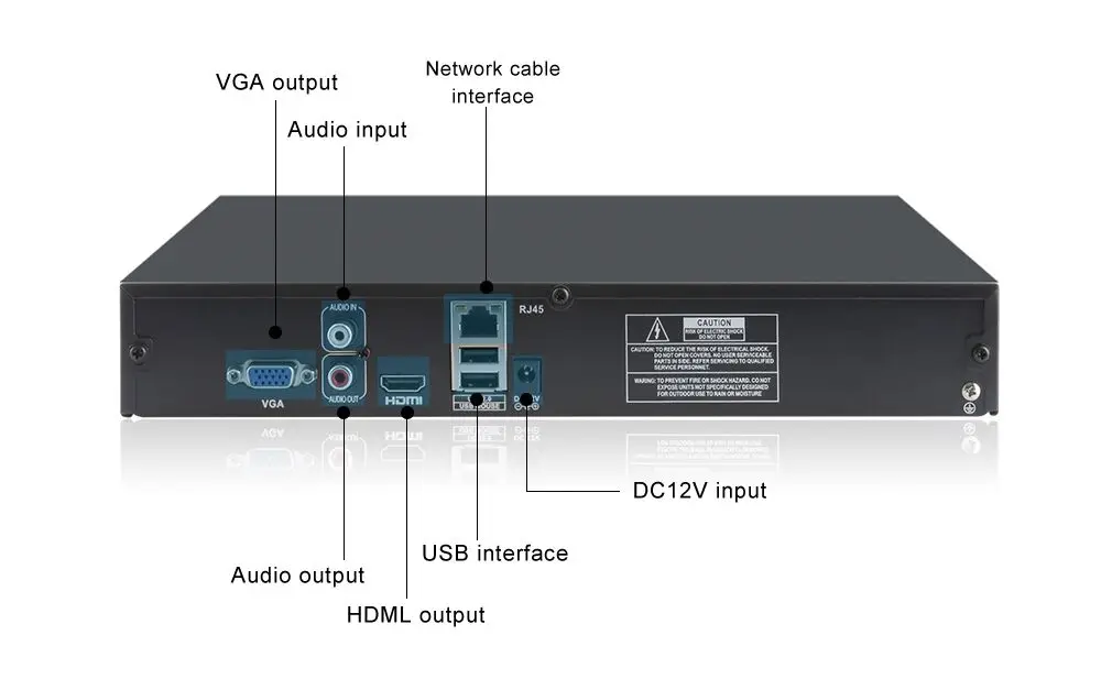 MISECU H.265 32CH 5MP CCTV NVR DVR Network Surveillance Video Recorder For IP Camera XMEYE P2P Cloud 24/7 Record Max 4K Output |
