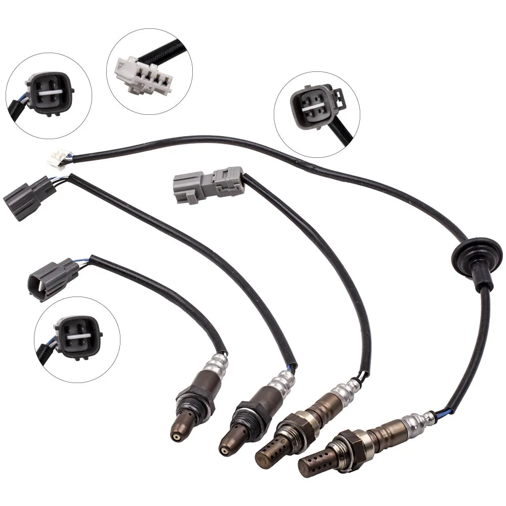 

Датчик кислорода 4x O2 для Toyota Sienna 2004-2006 полный комплект 4 3.3L V6 234-9042 вверх и вниз по потоку 89467-48050, 89465-08040