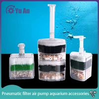 pneumatic filtration air pump aquarium accessories filter aquarium filter efficient aquarium internal corner fish tank filter
