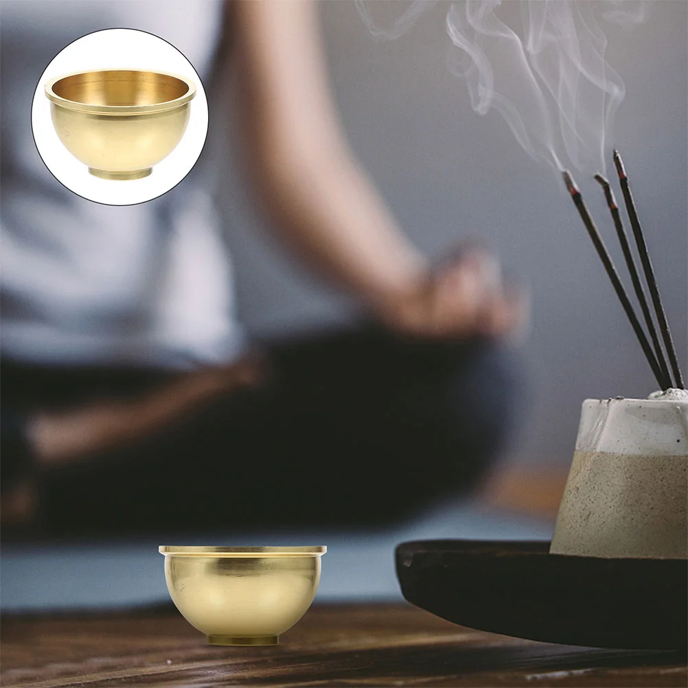 1Pc Common Temple Offering Copper Winecup Water Cup Desktop Adornment | Дом и сад