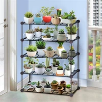 45 layer foldable iron succulent flower plant pot stand bracket display shelf shoes racks holders home storage organizers