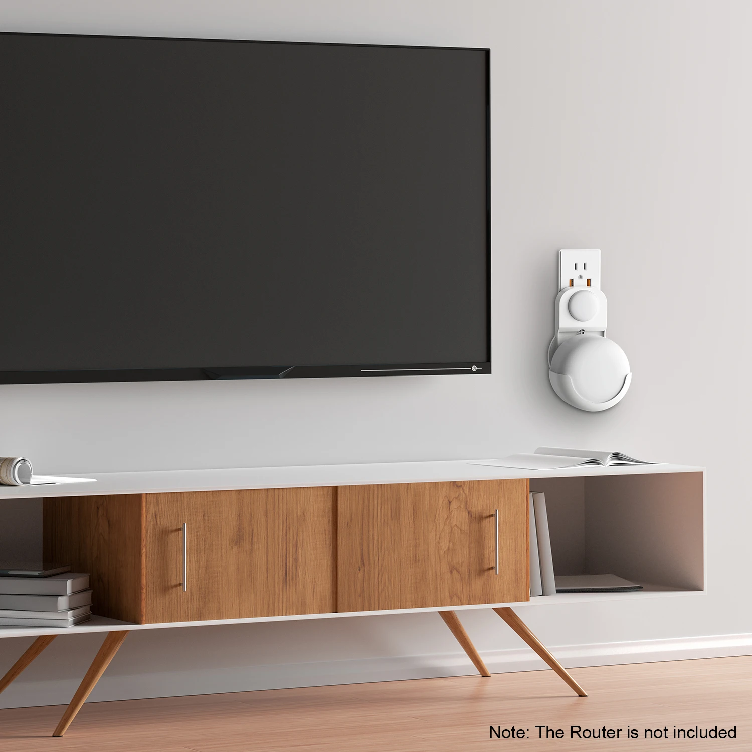 Настенный держатель для розетки только Wi-Fi роутера Google Nest простая установка без