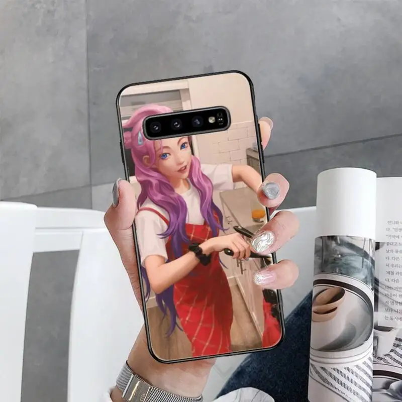 

LOL kda Seraphine Akali Kaisa Phone Case For Samsung S6 S7 edge S8 S9 S10 e plus A10 A50 A70 note8 J7 2017