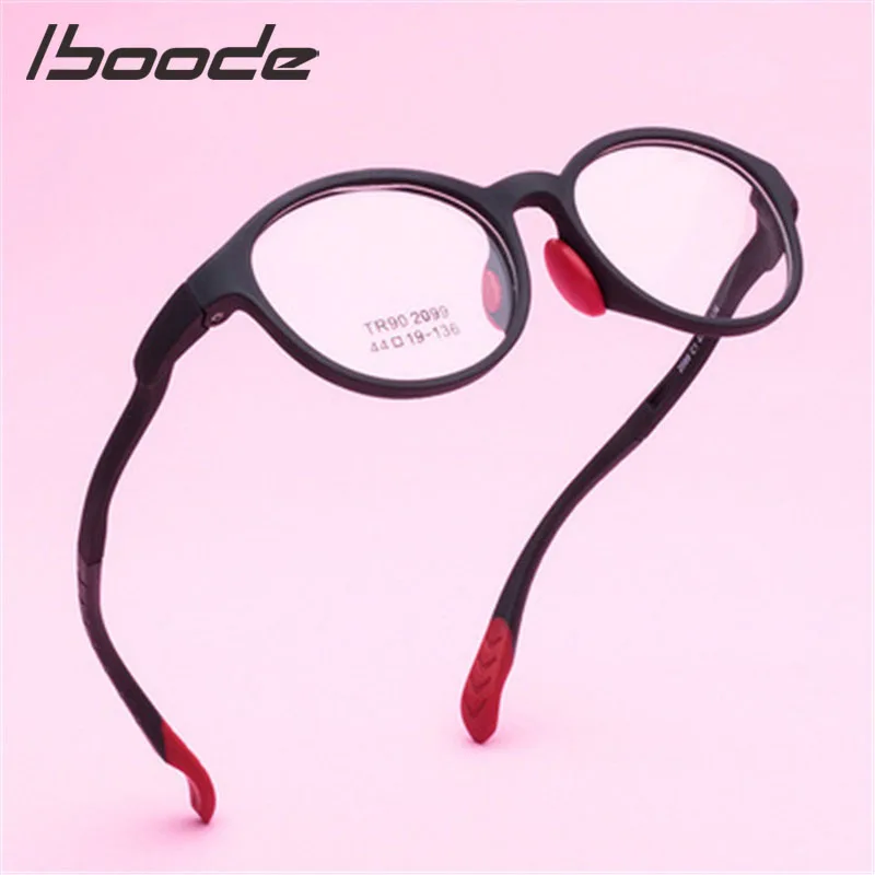 IBOODE Ультралегкая Гибкая мягкая детская оправа Детская оптическая для очков очки