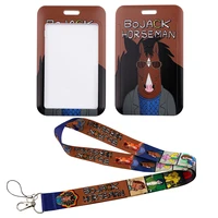lx993 funny man lanyard travel credit card holder id badge holder neck strap keychain hang rope lariat phone strap accessories