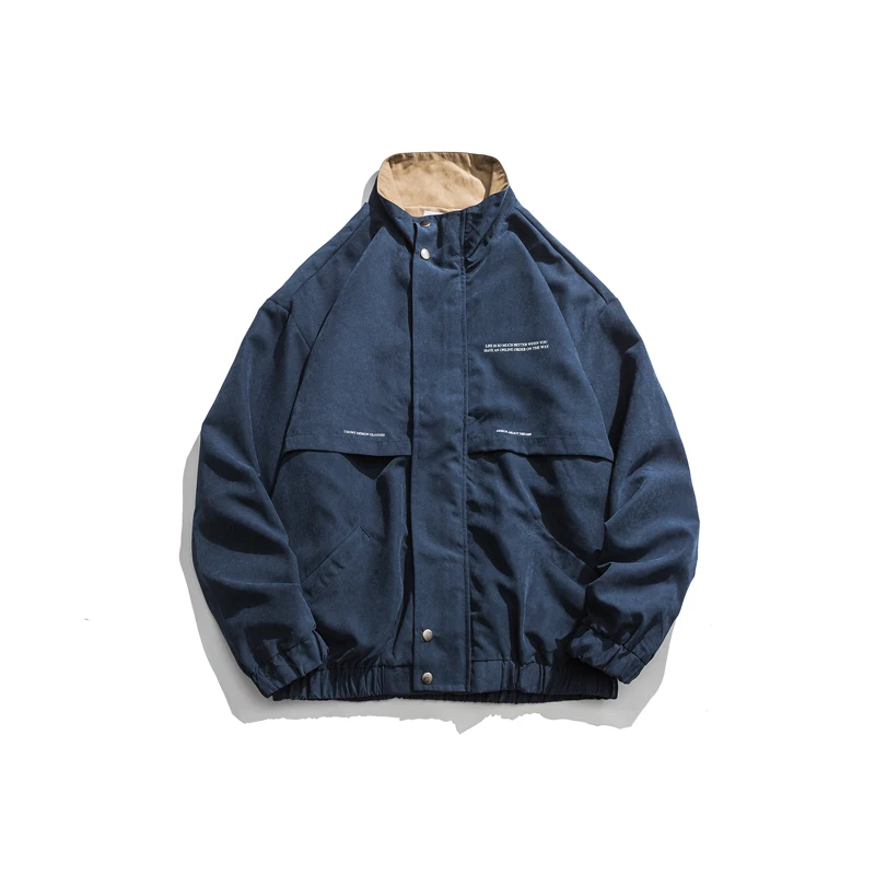 Мужские куртки в стиле ретро уличная одежда Харадзюку хип хоп для старой школы с