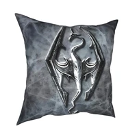 skyrim dragon game pillowcase printing polyester cushion cover decor throw pillow case cover home square 4040cm