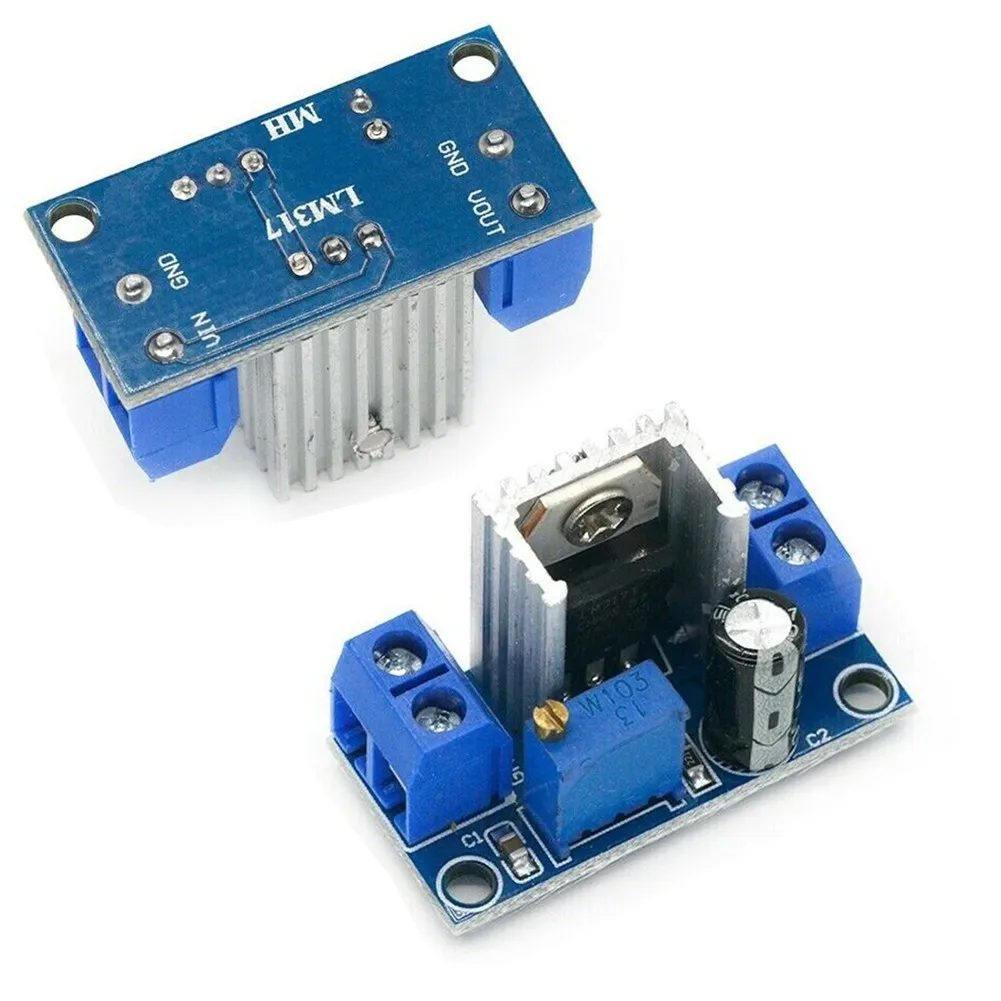 

LM317 Adjustable Voltage Regulator Power Supply DC-DC Converter Step-down Circuit Board Module Linear Regulator Module 100MHz