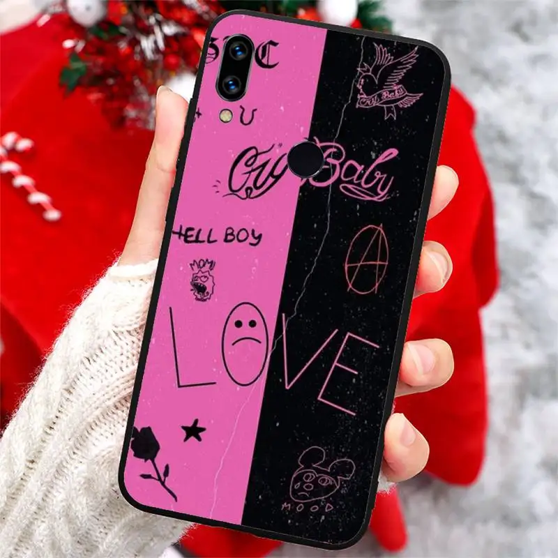 

Rapper cool Lil Peep Lil Bo Peep Phone Case For Xiaomi Redmi note 7 8 9 t k30 max3 9 s 10 pro lite