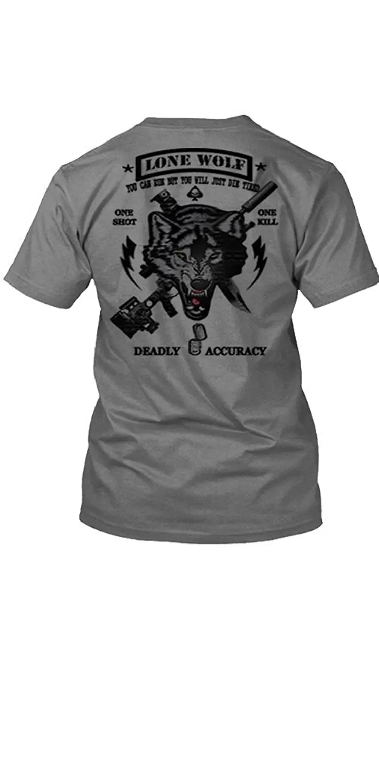 

Hot Sale 100% Cotton Black Ops Lone Wolf Sniper Special Ops Military T Shirt 2 Sided Print Iii Summer Style Tee Shirt Unisex