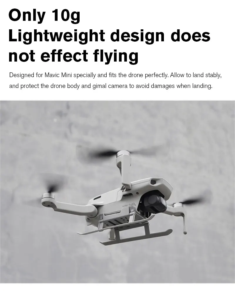 STARTRC DJI Mavic мини повышенный штатив/посадочная Шестерня/Удлинительный кронштейн