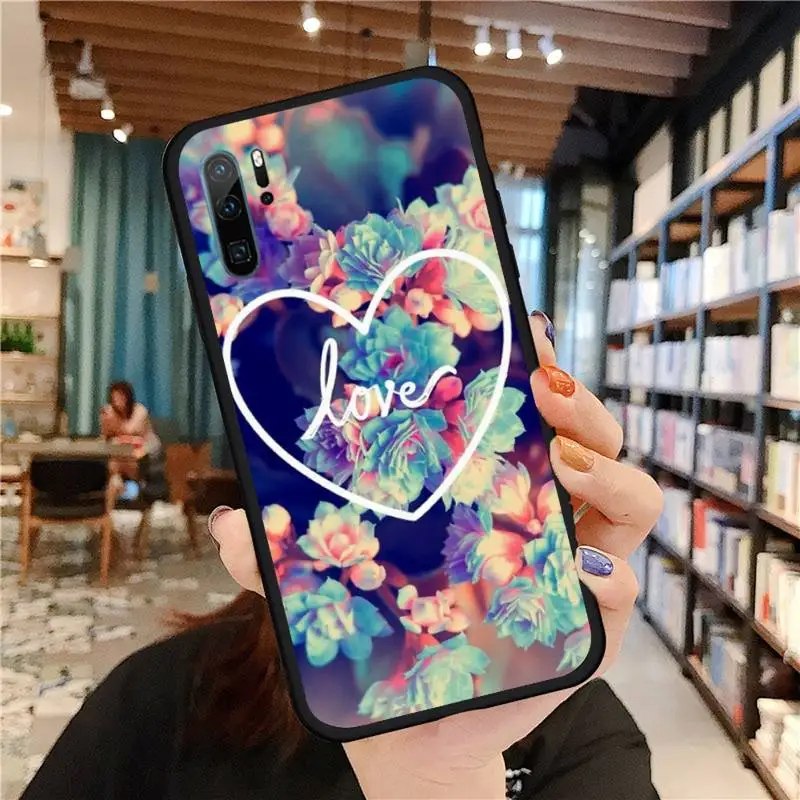 

love heart art Phone Case For Huawei honor Mate P 9 10 20 30 40 Pro 10i 7 8 a x Lite nova 5t