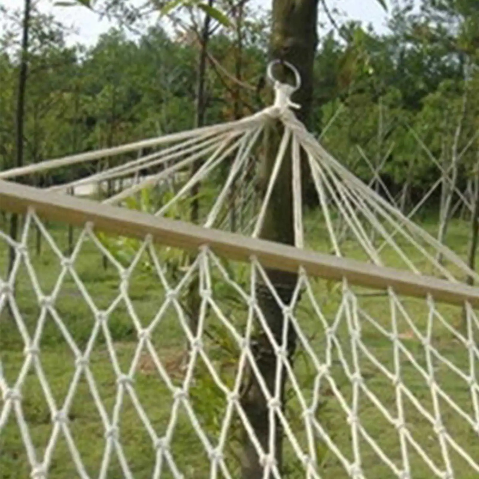 値段 木綿糸ベッドキャンプハンモック屋外旅行のためのピクニック木製スイング椅子キャンプベッド