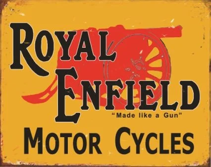 

Royal Enfield Cycles Sign Vintage Retro Metal Tin Sign Poster Plaque Wall Home Decor "Garage ,