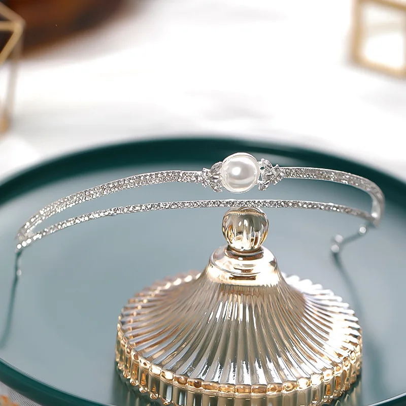 Невесты свадебные украшения для волос в виде короны Модные Простые свадебная