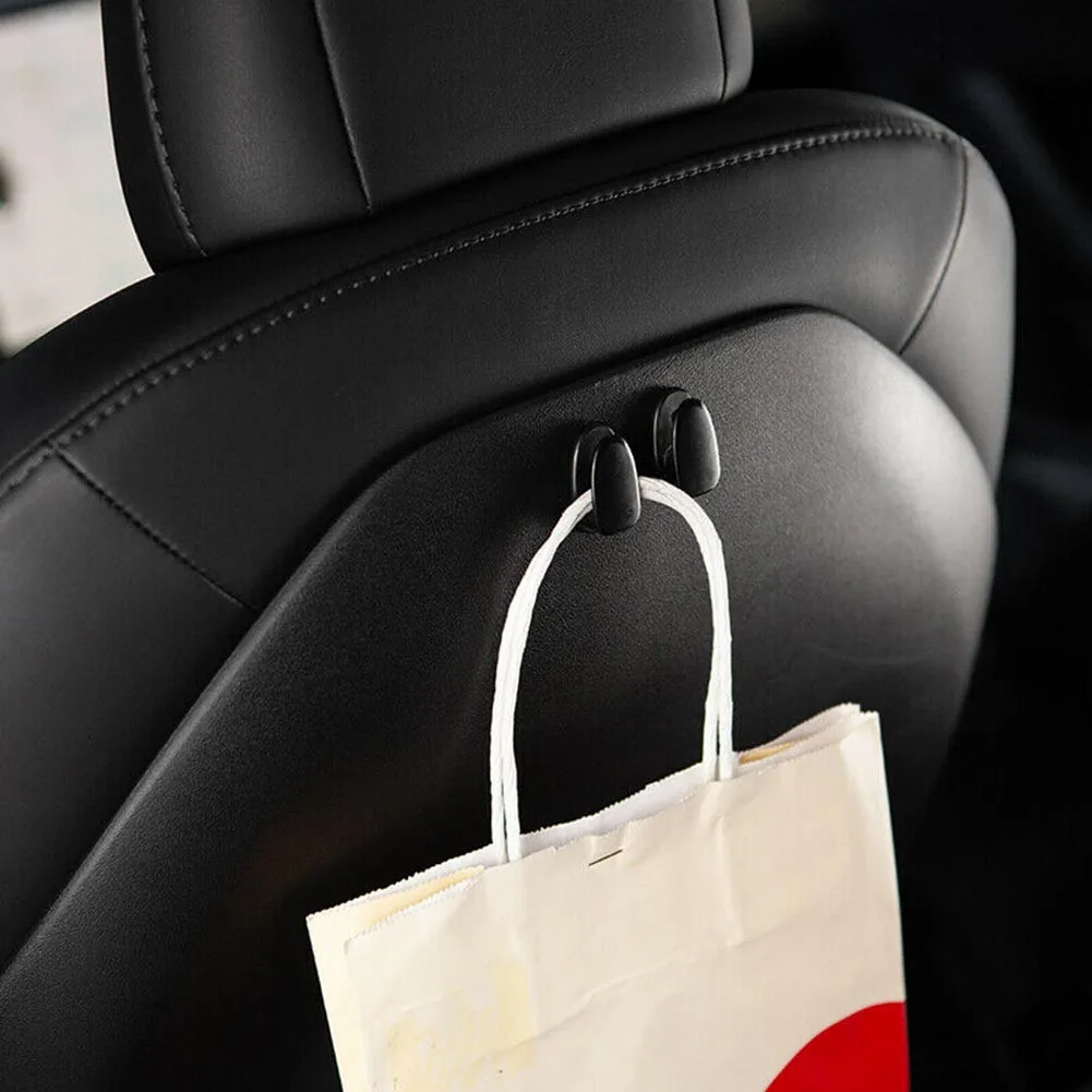 

Headrest Car Seat Hook Parts 3 Pcs ABS Accessories For Tesla Model 3 2017-2020
