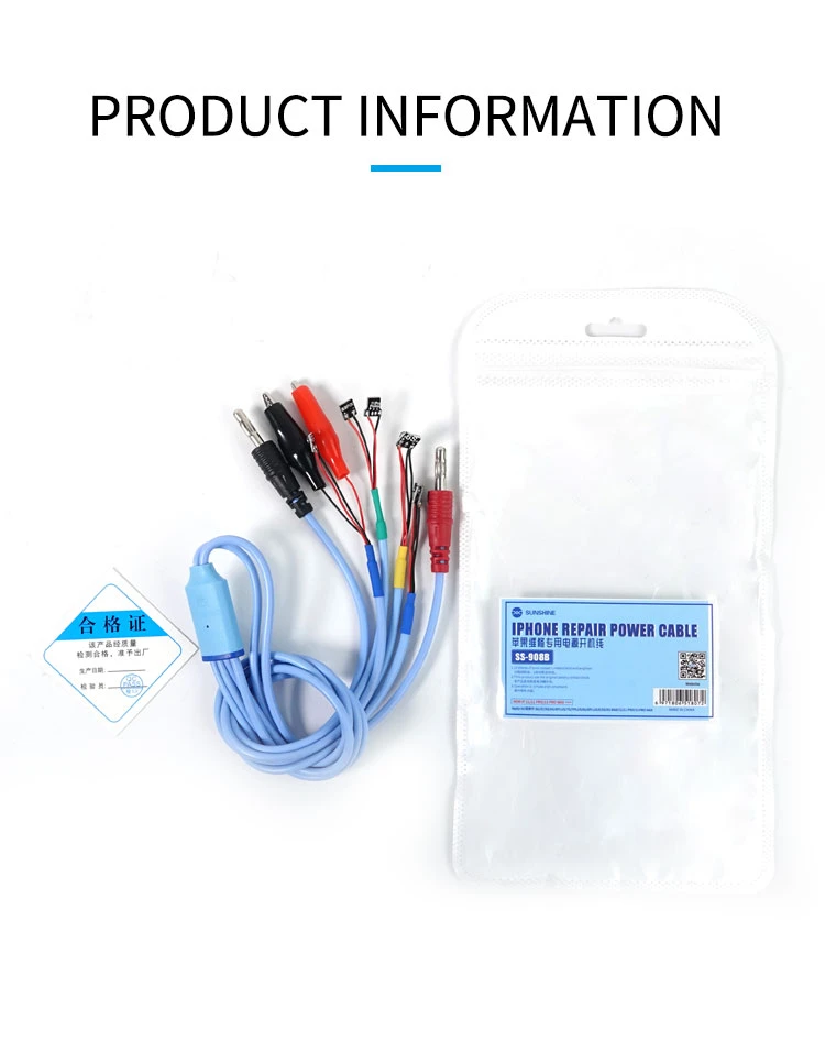 Sunshine SS-908B тест Power Supply кабель для передачи данных iPhone 5G-8G/X/XS MAX/11 Pro Max лоджик борд