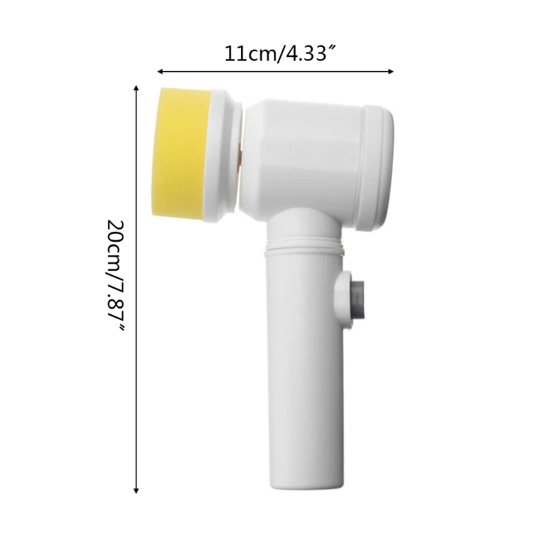 

USB Rechargable Handheld Wireless Electric Cleaning Brush for Kitchen 85DB