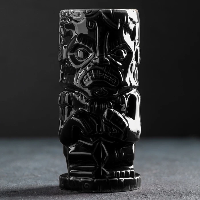 Стакан тики 480 мл &quotЗомби&quot цвет чёрный | Дом и сад